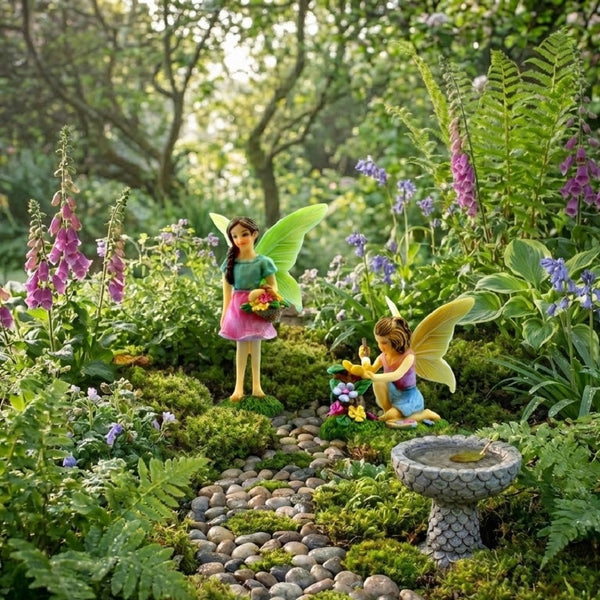 STEEL FAIRIES　FEWMANY スチールフェアリーズ　フューメニー Metal Fairy with Watering Can | Country Door
