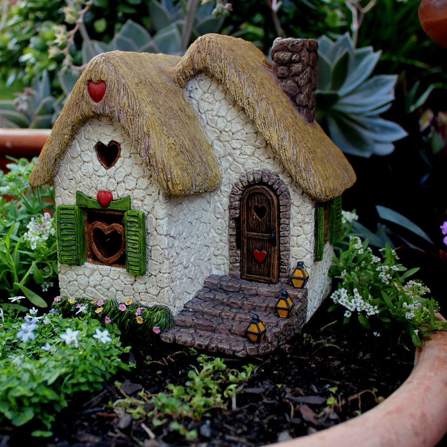 Terrarium Kit Fairy Garden Kit PRETMANNS Fairy Garden House U2013 Fairy  House For Outside U2013 7 Tooth Fairy Large Outdoor, image size:920x920